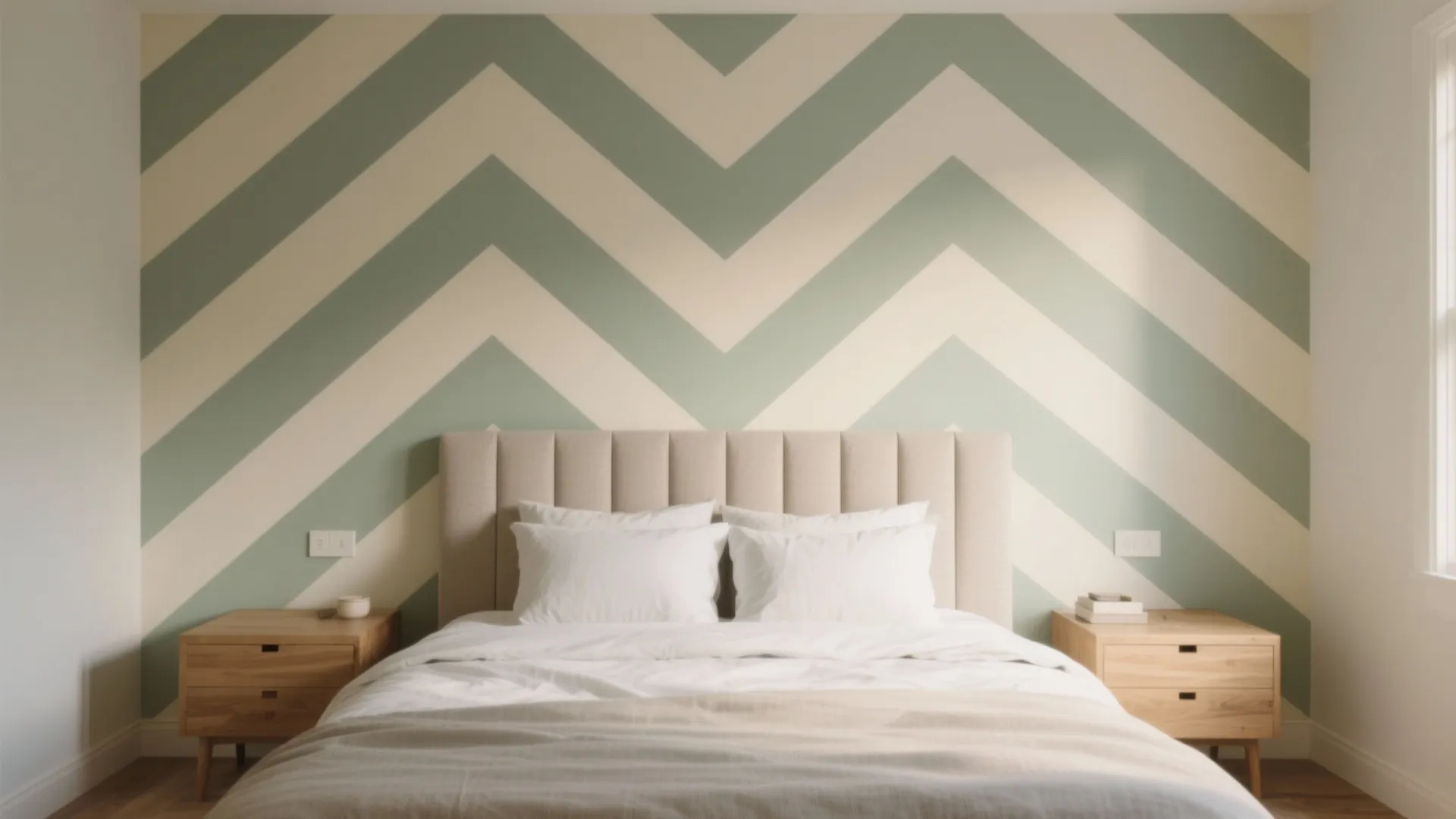Idea 4: Diagonal or chevron as a smart accent