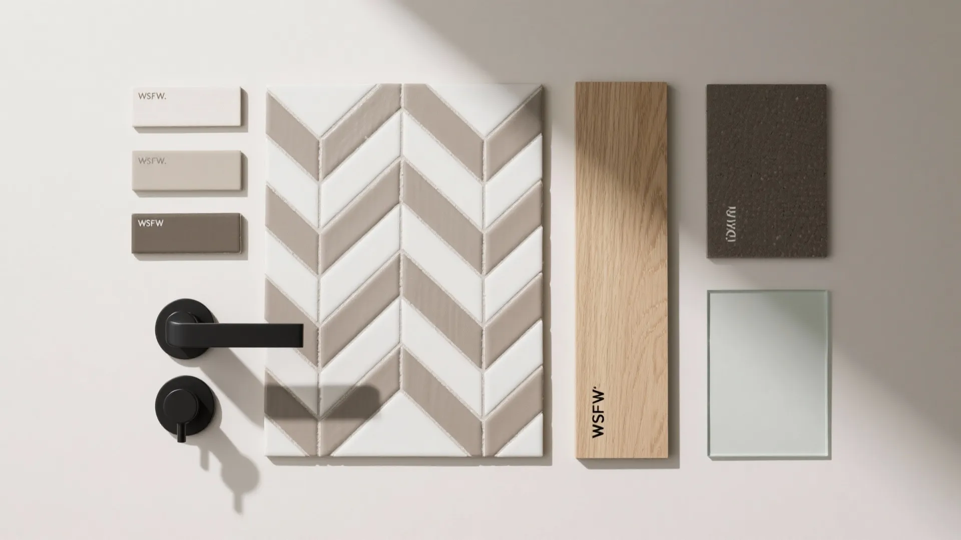 Chevron-lay medium tiles for dynamic flow