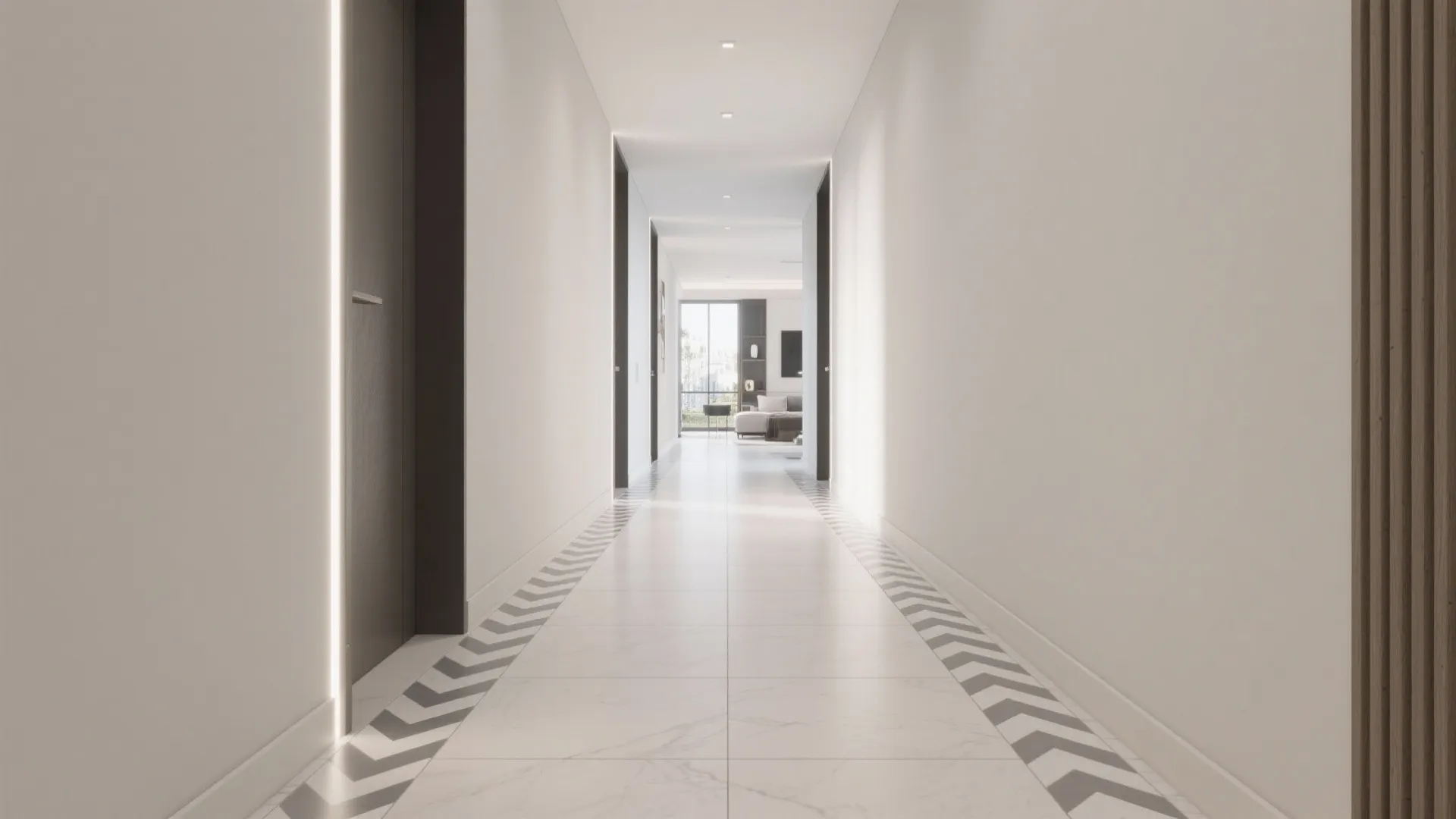 Geometric borders to guide movement