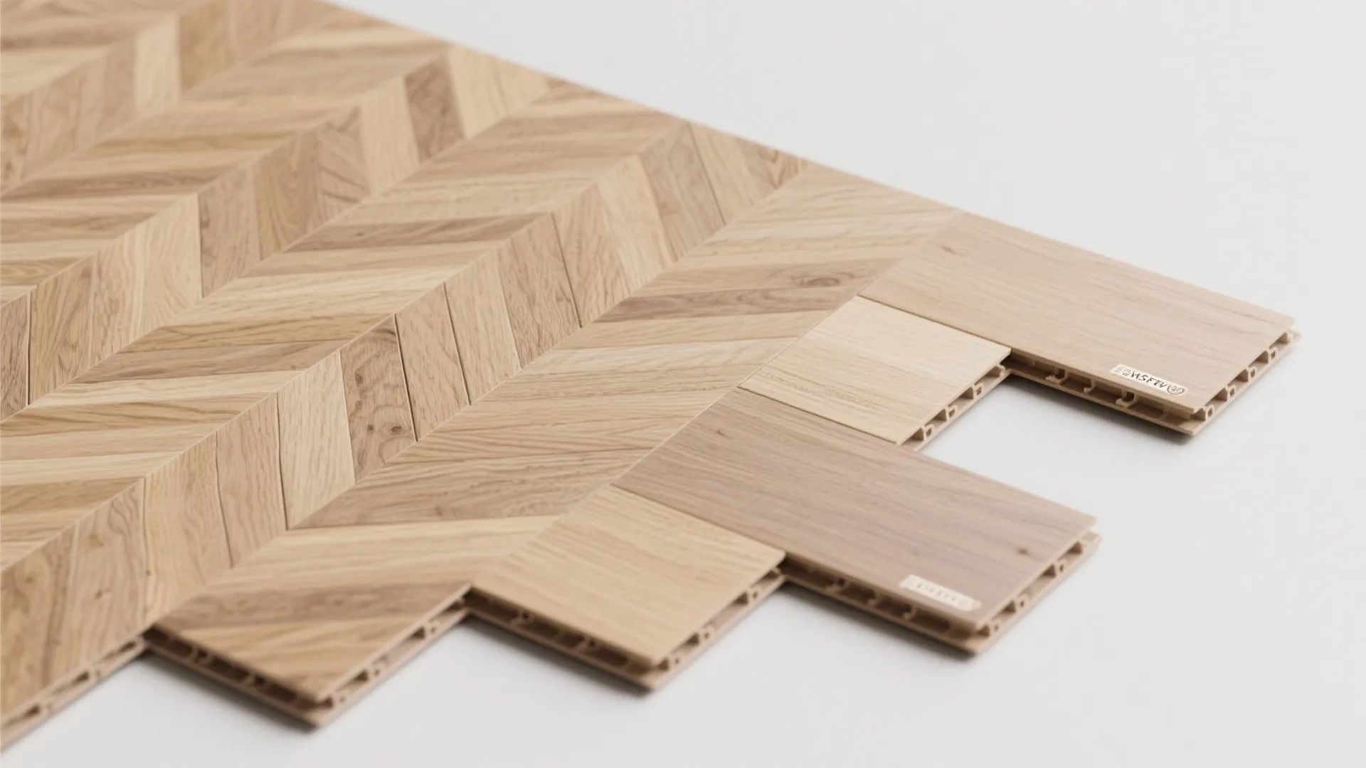 Chevron or Herringbone Wood Feature Wall