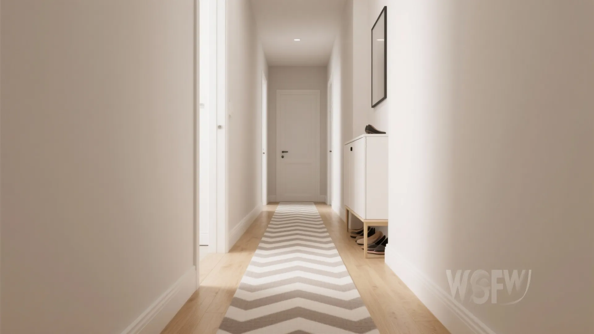 Pattern play for narrow corridors