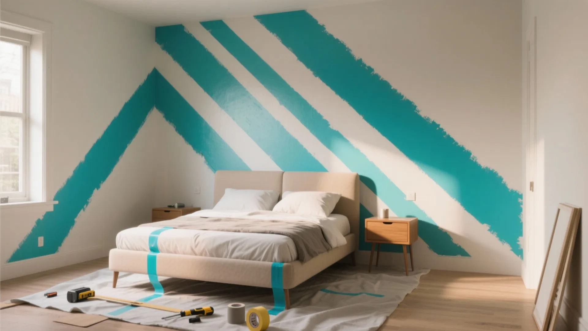 Crisp Geometric Stripes