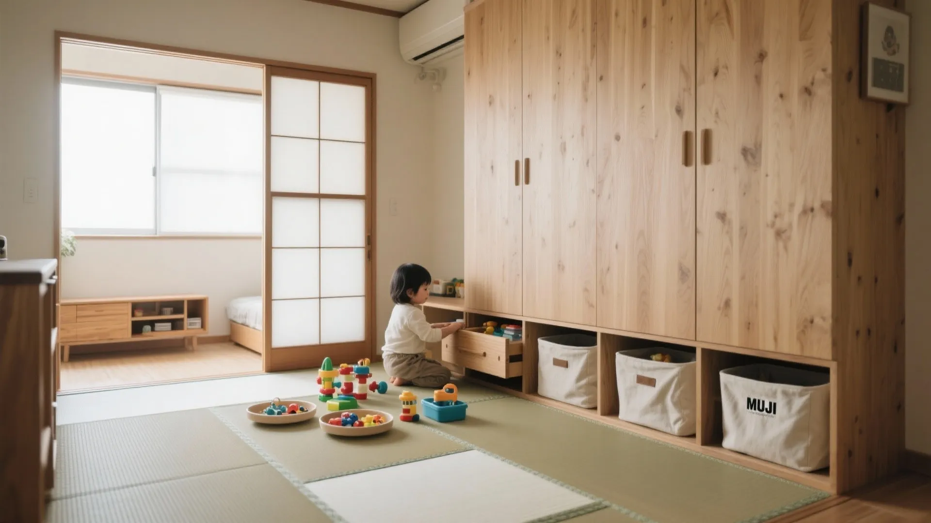 収納で“走る理由”を消す：見えるオモチャは壁面に立て掛けない（东京小户型の收纳技巧）