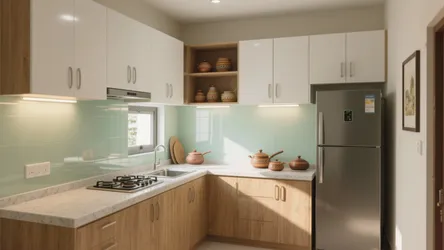 2 BHK Flat in Chinchwad: 5 Smart Kitchen Design Ideas