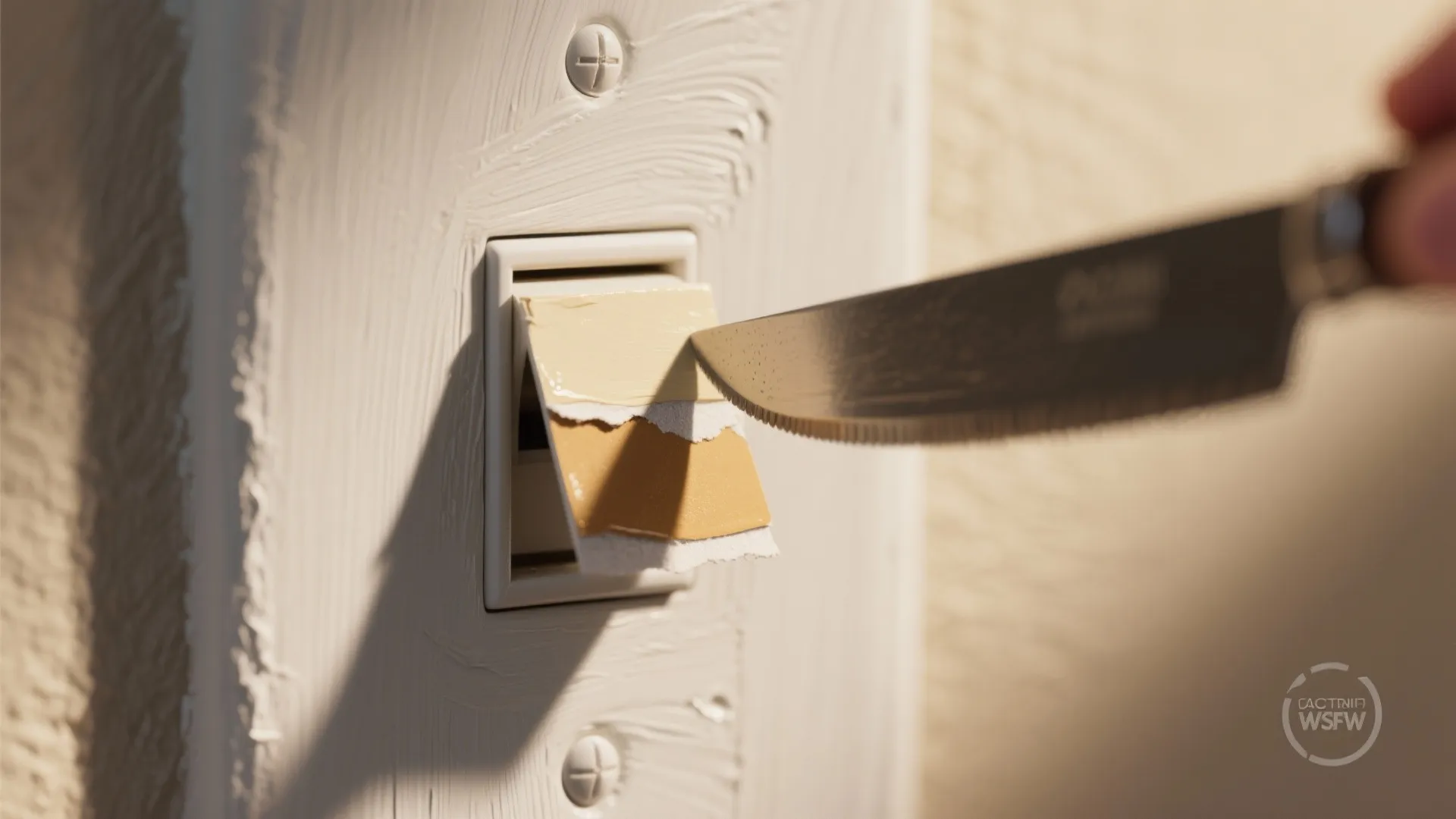 1. Peel a tiny chip from a discreet spot