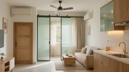 5 Design Ideas for a 1 BHK Service Apartment in Chennai