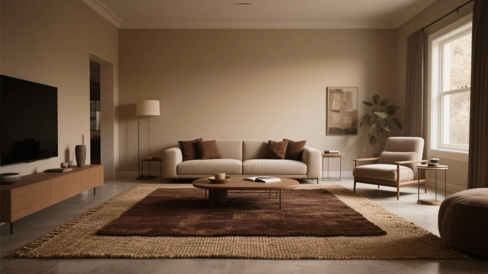 10. Chocolate Brown Rug