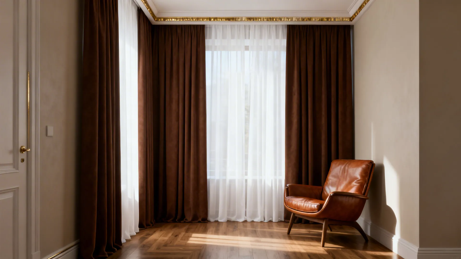 5 Chocolate Brown Curtain Ideas for Living Rooms
