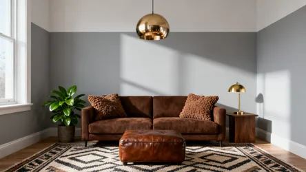 Chocolate Brown & Grey Living Room Ideas (5 Inspirations)