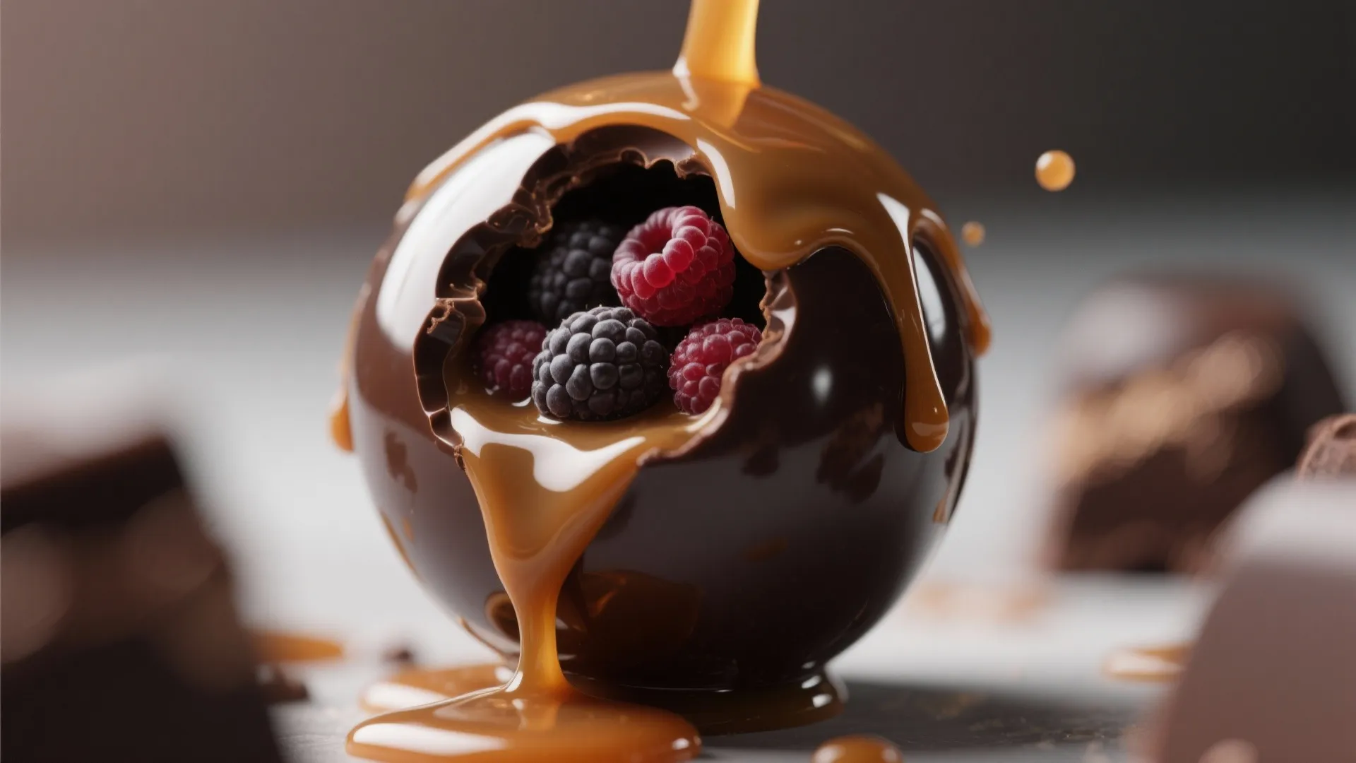 1. Chocolate Sphere Surprise