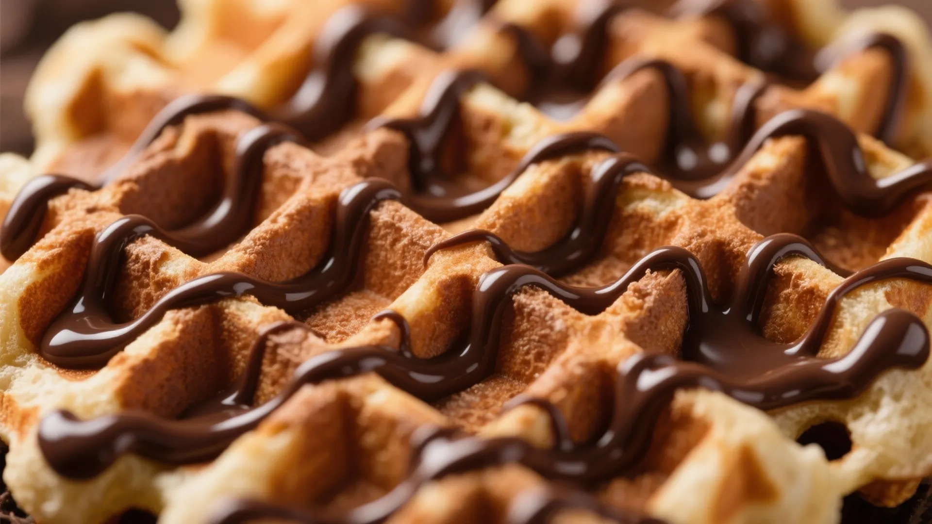 3. Chocolate Drizzle Canvas