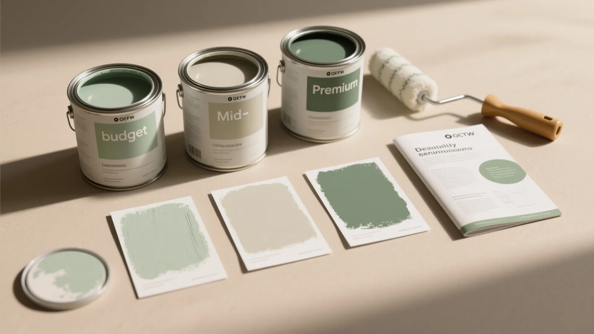 3. Choose paint smart (quality vs. quantity)