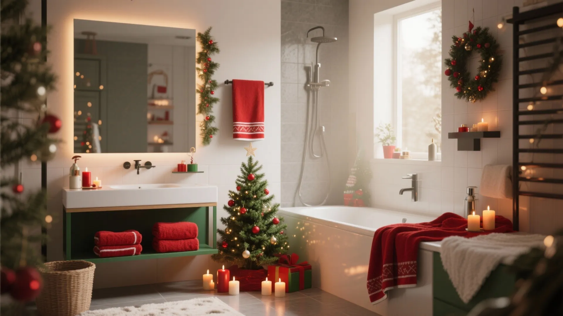 10 Bathroom Decorating Ideas for Christmas: Festive and creative ways to bring Christmas spirit into your bathroom