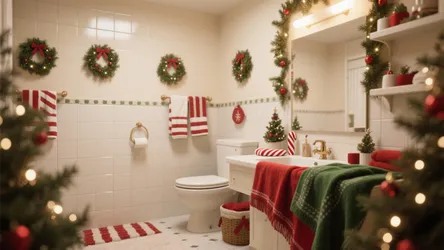 5 Festive Bathroom Christmas Decor Ideas