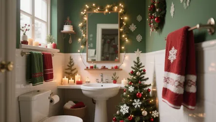 5 Fun Bathroom Christmas Decoration Ideas
