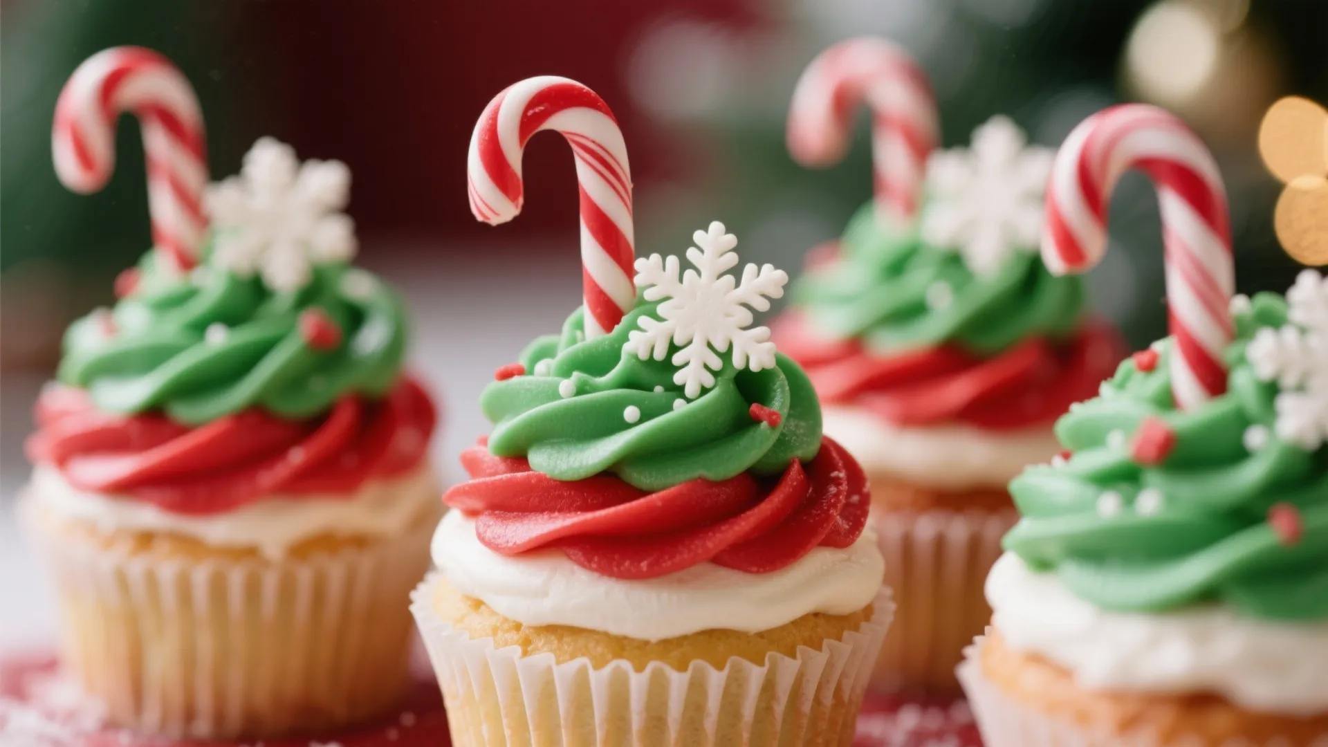 8. Christmas Cupcakes