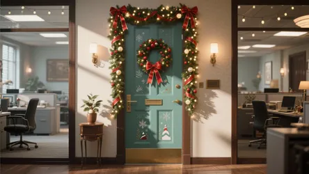 5 Fun Christmas Door Ideas for Your Office