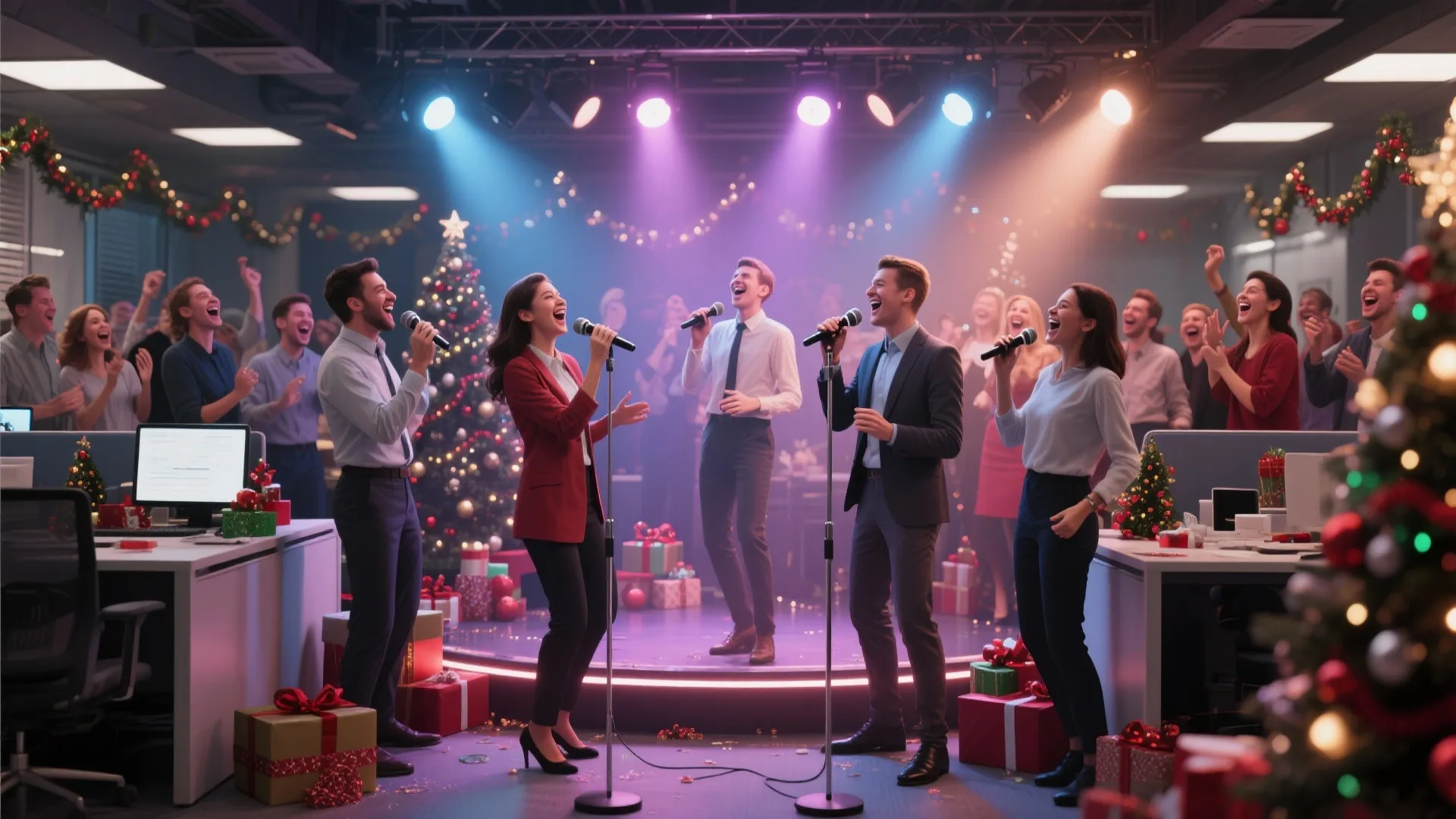 3. Christmas Karaoke Battle