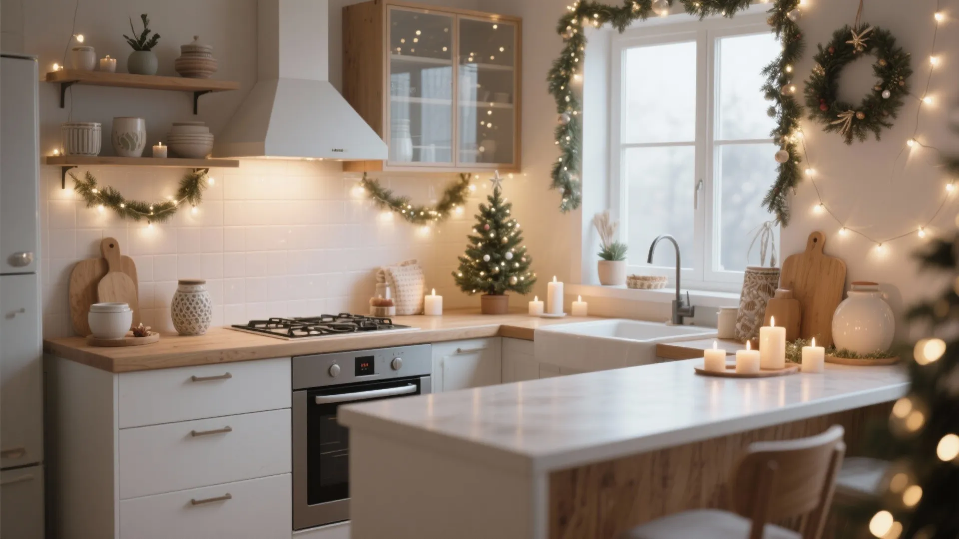 10 Kitchen Counter Christmas Decorating Ideas: Festive and Space-Savvy Christmas Ideas for Your Kitchen Counter