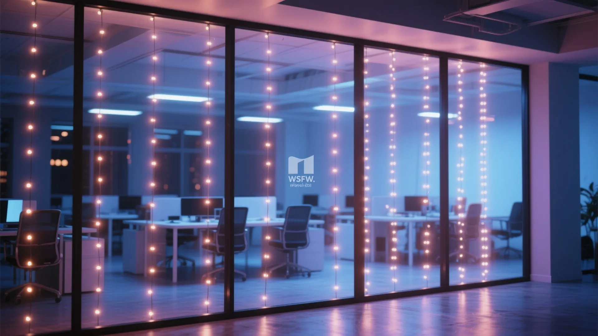 4. Christmas Light Curtains