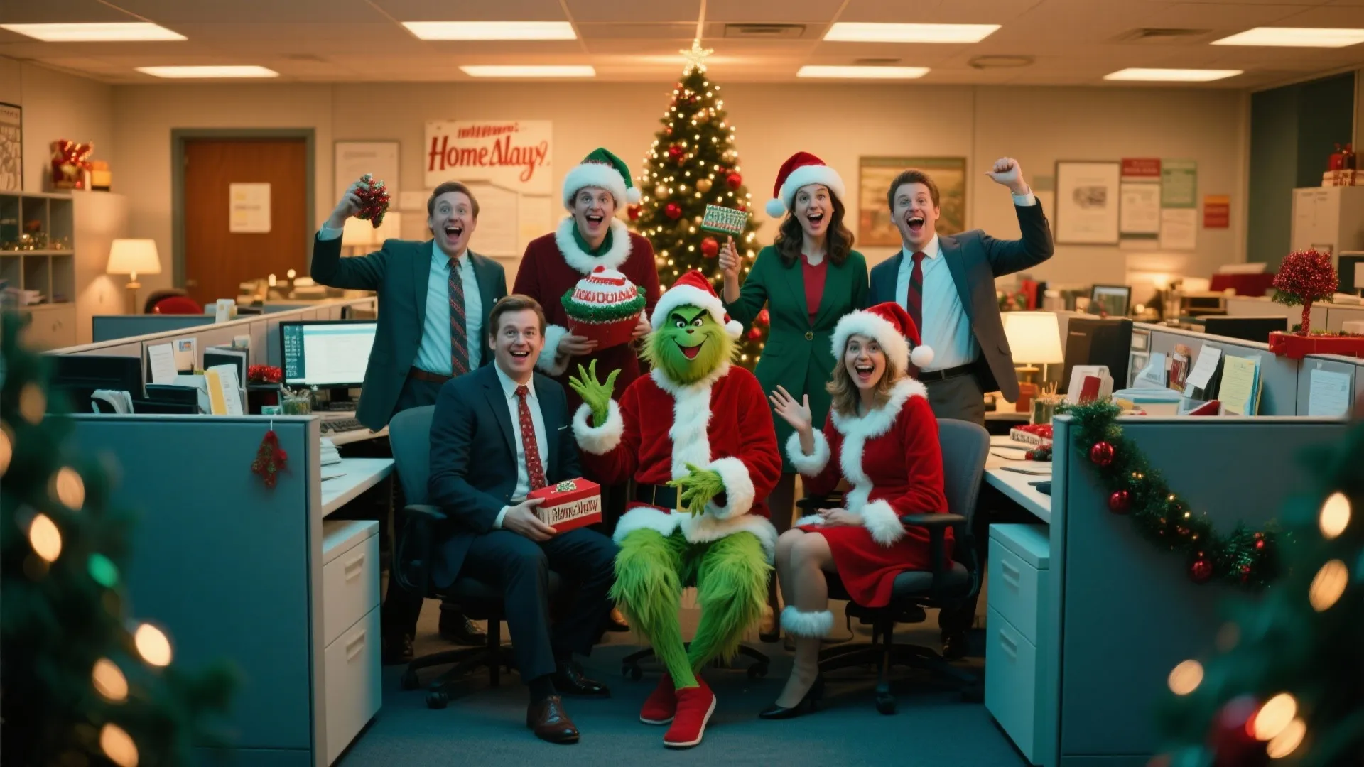 3. Christmas Movie Scene Recreation