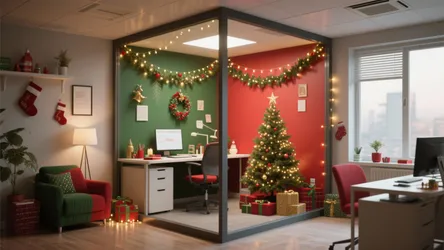 10 Festive Office Cube Decorating Ideas