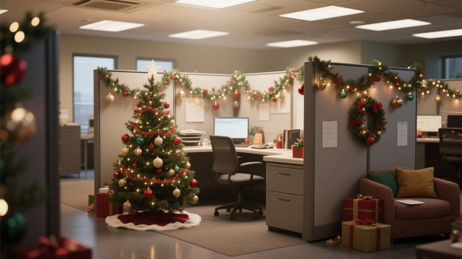 10 Creative Christmas Office Cube Ideas: Fun & Festive Ways to Transform Your Workspace This Holiday Season