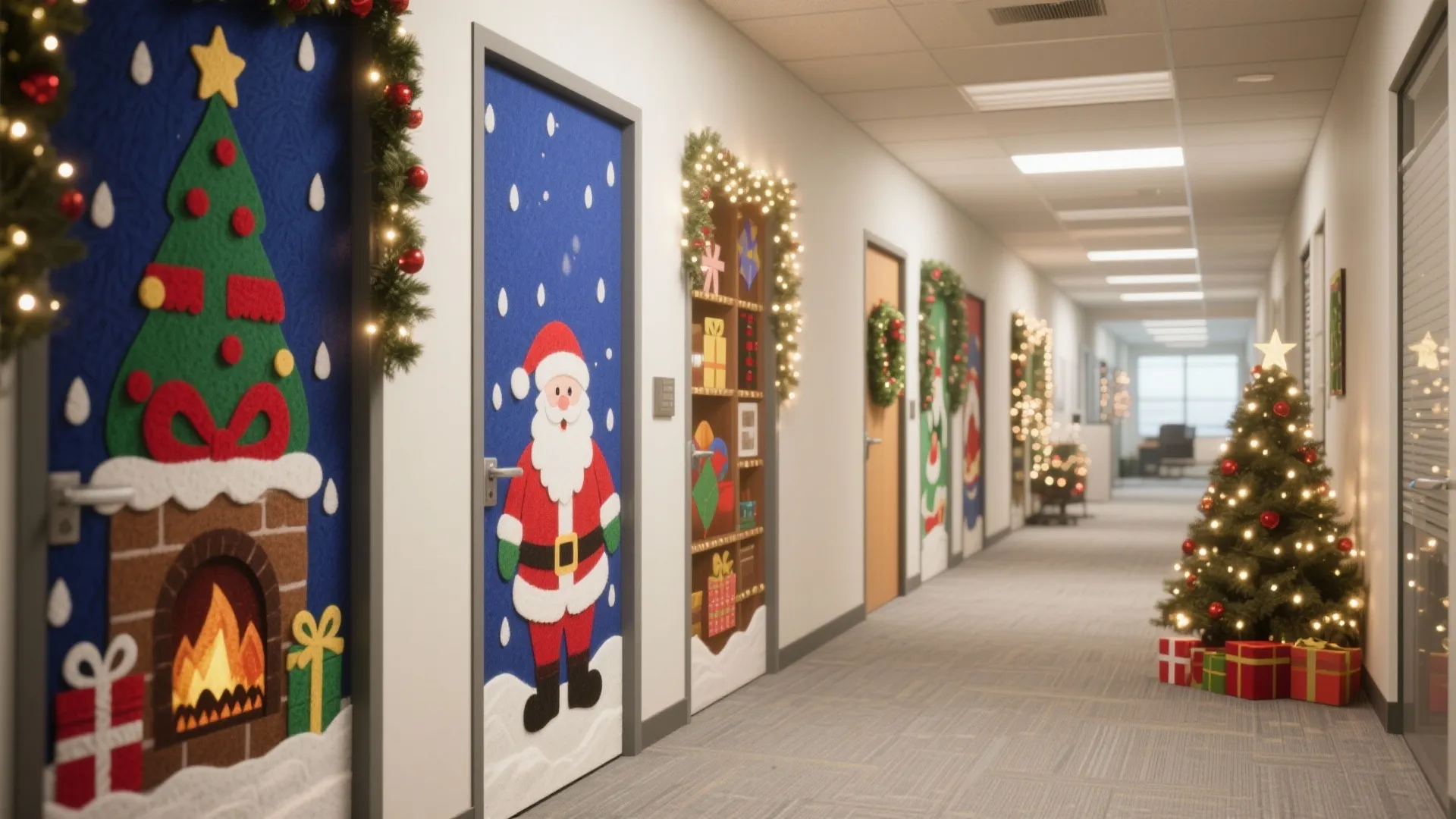 10 Creative Office Door Christmas Decoration Ideas: Bring Holiday Cheer to Your Workspace with These Festive Office Door Inspirations