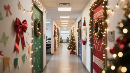 10 Creative Christmas Door Office Decorating Ideas