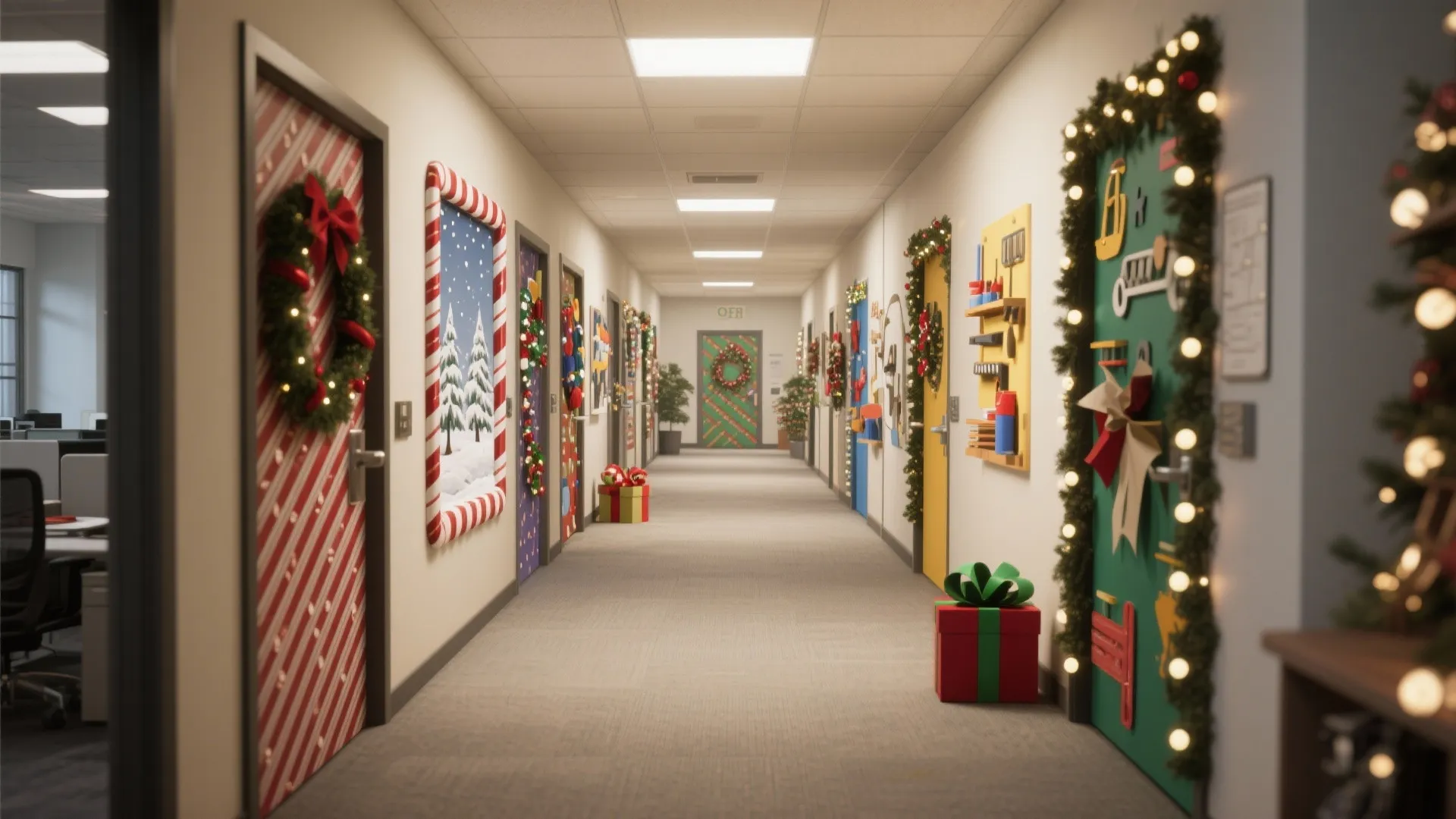5 Creative Christmas Office Door Ideas: Festive and Fun Decorations to Brighten Your Workplace