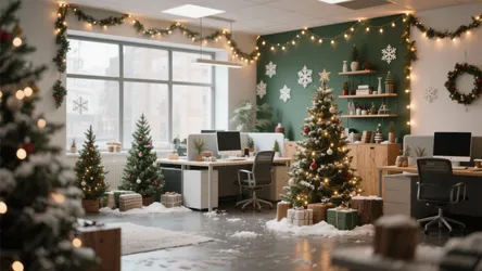 10 Creative Office Christmas Decoration Ideas