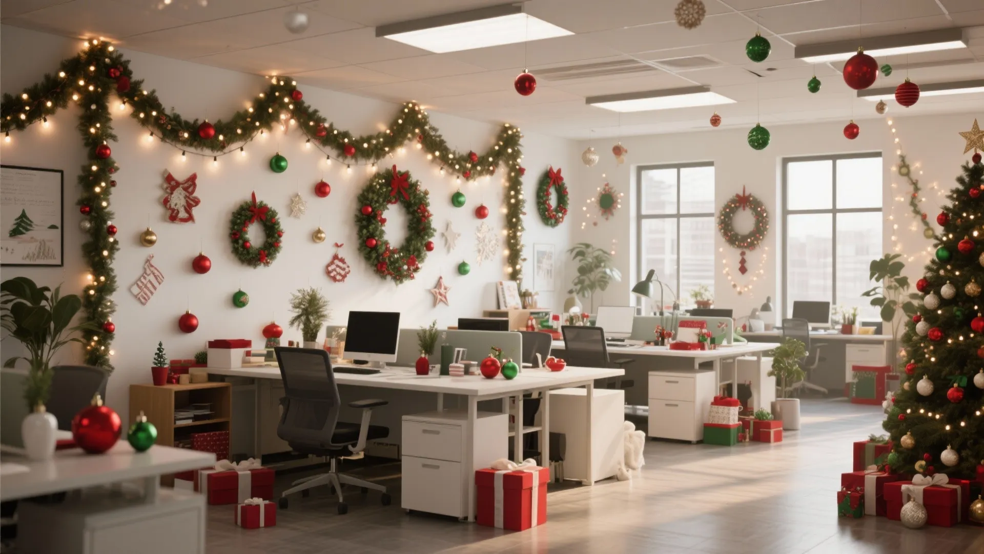 10 Christmas Office Wall Decoration Ideas: Creative and Festive Wall Décor Ideas to Transform Your Office This Christmas