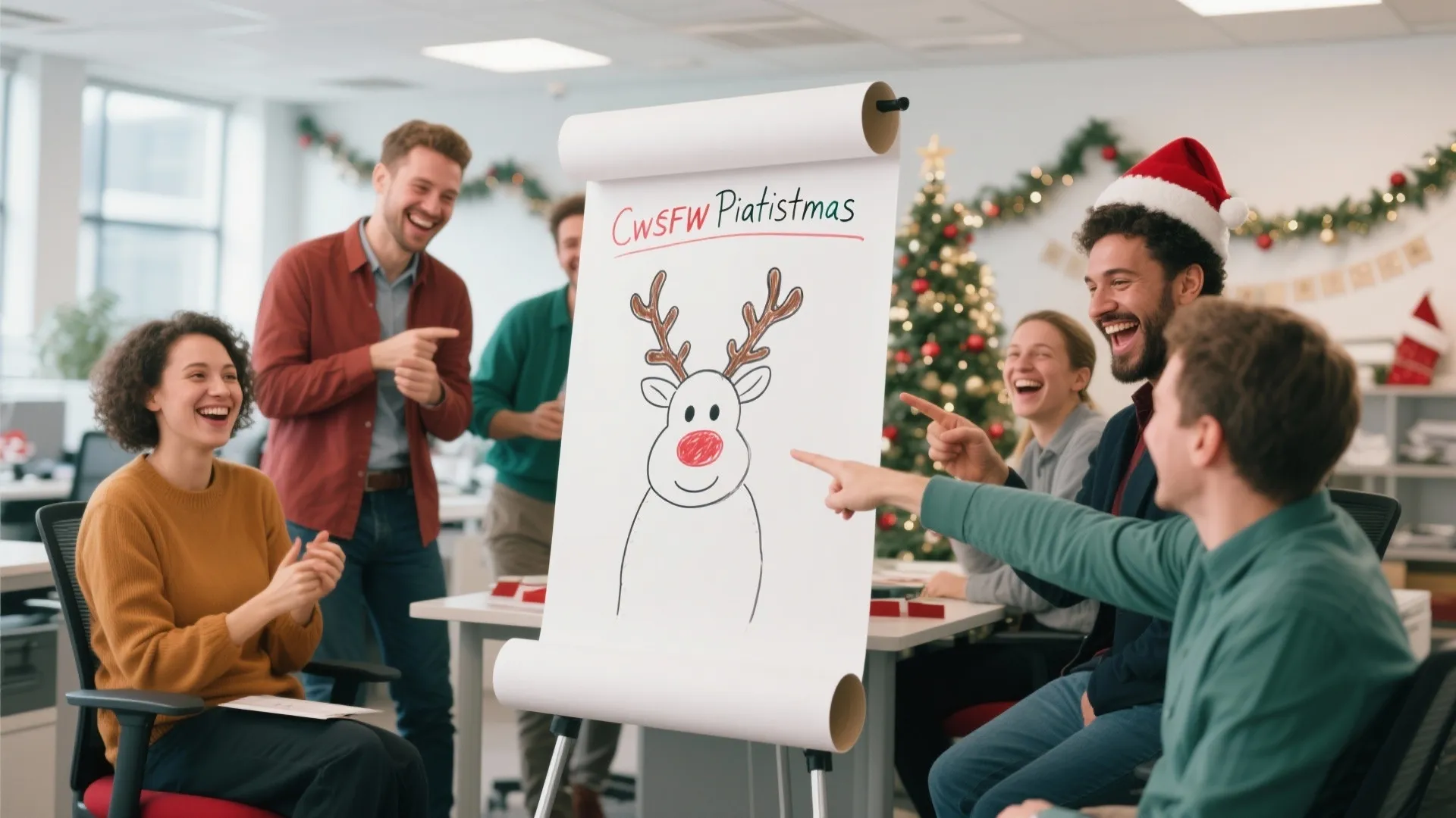 6. Christmas Pictionary