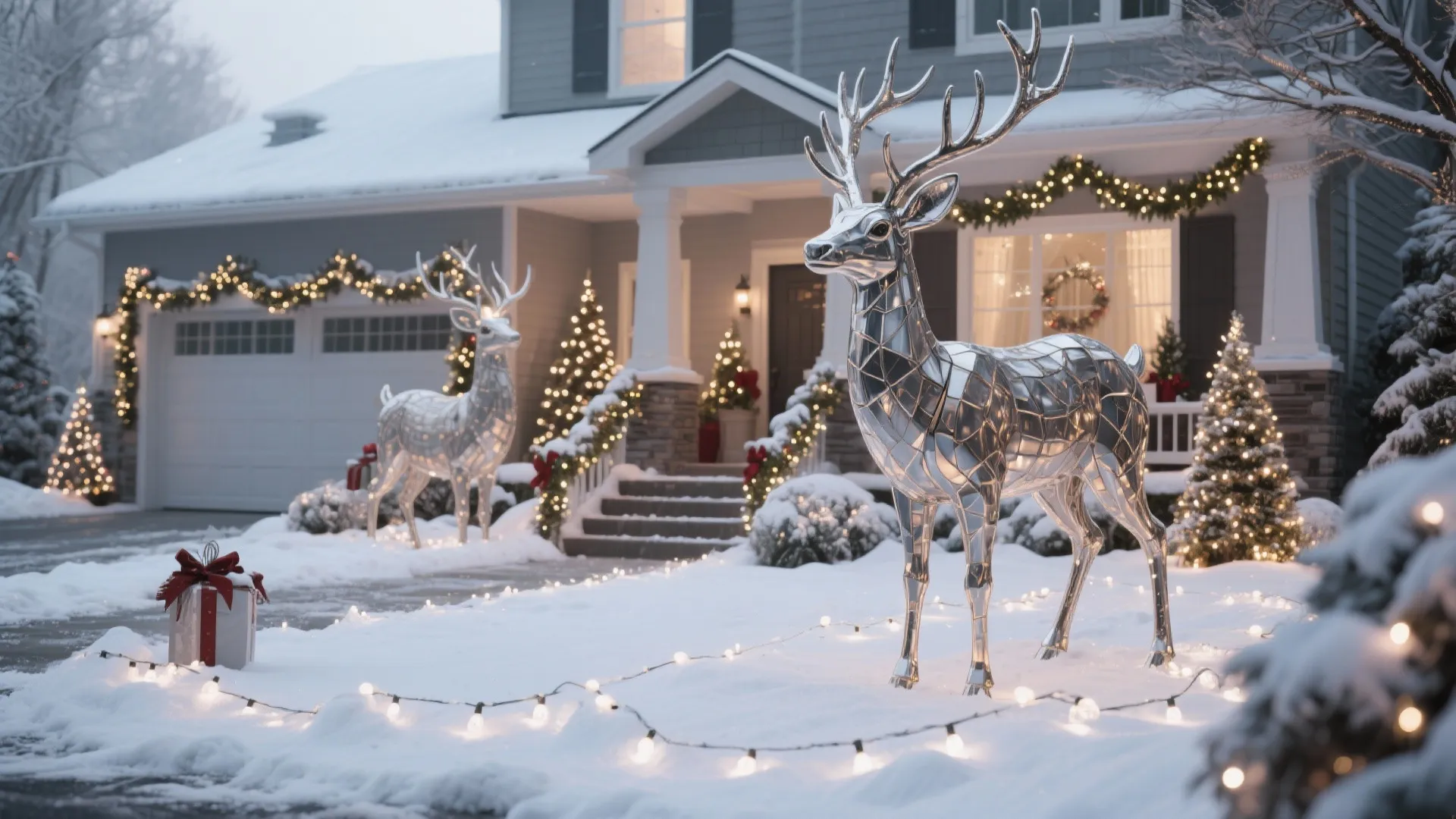 Creative Ideas for Extra Large Outdoor Reindeer Decorations: 1 Minute to Transform Your Yard This Holiday Season