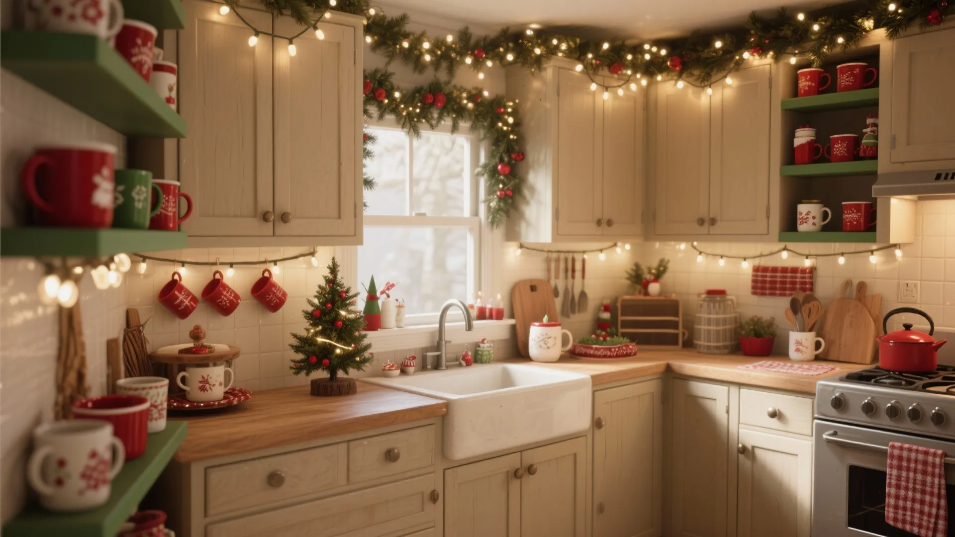 5 Cozy Kitchen Christmas Decor Ideas: Creative, Warm, and Space-Savvy Ways to Dress Up Your Kitchen This Holiday Season