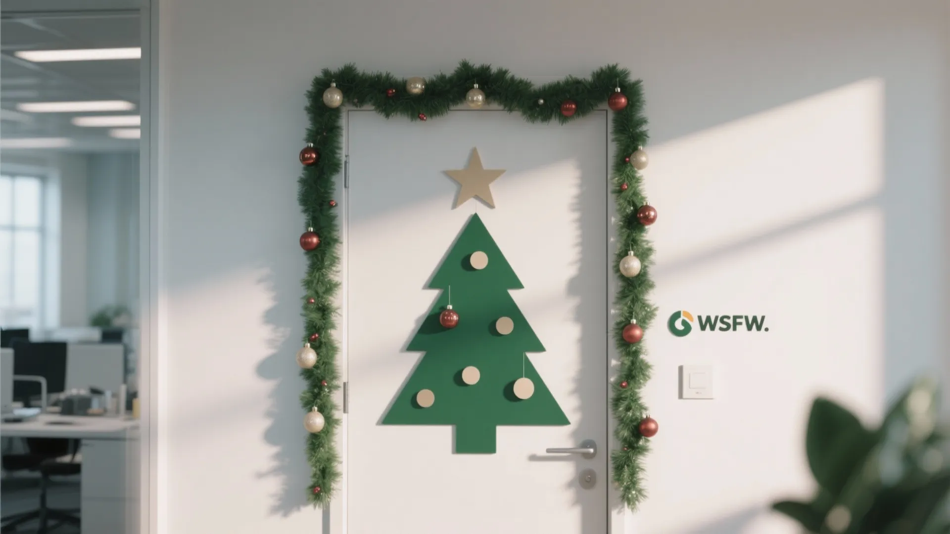 9. Christmas Tree Silhouette