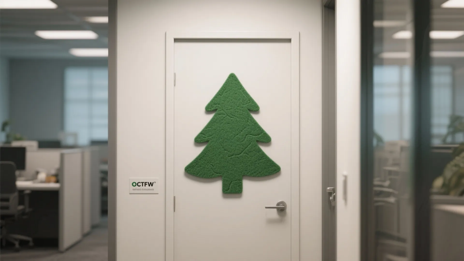 4. Christmas Tree Silhouette