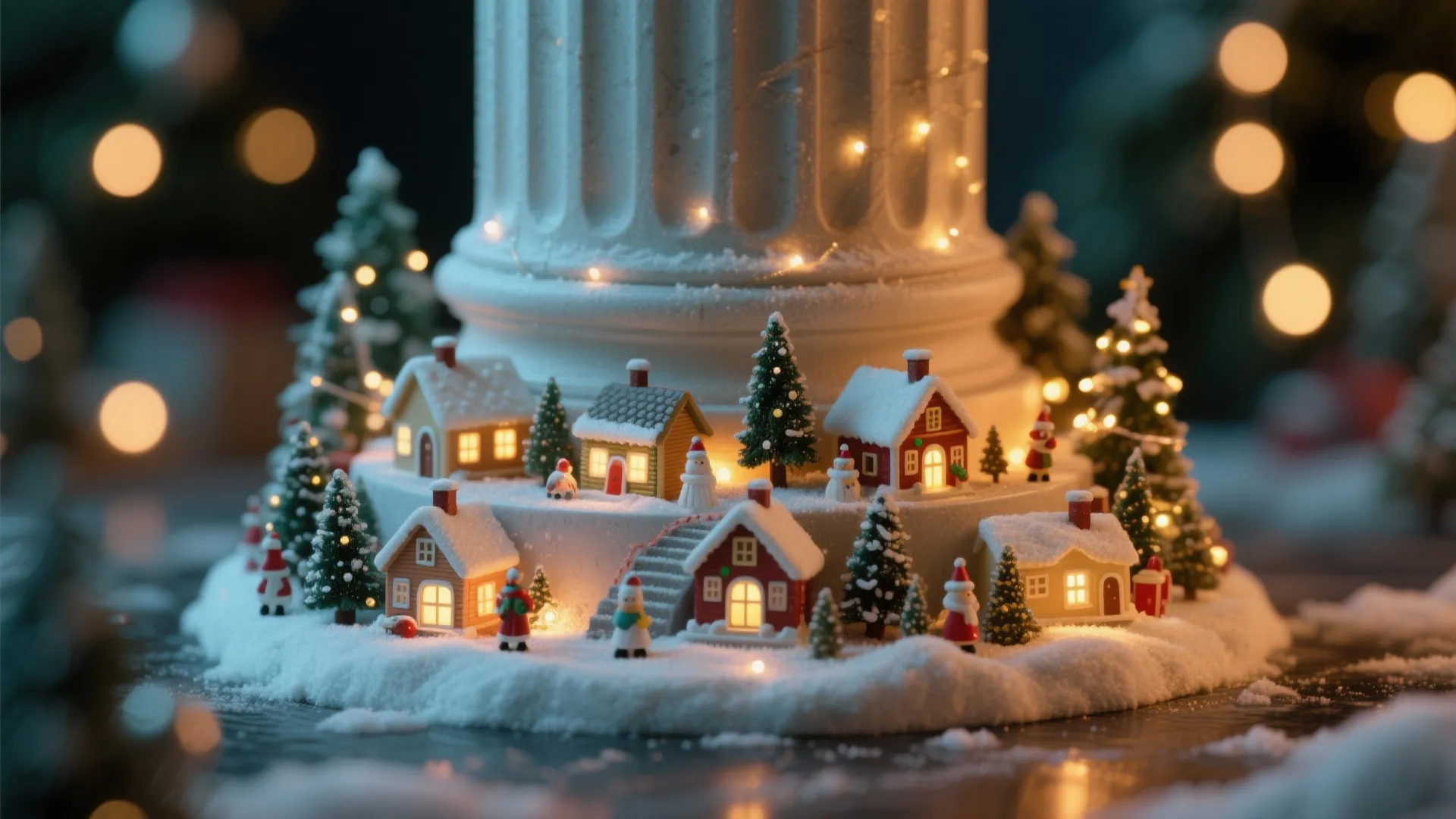 Tip 8: Christmas Village Base