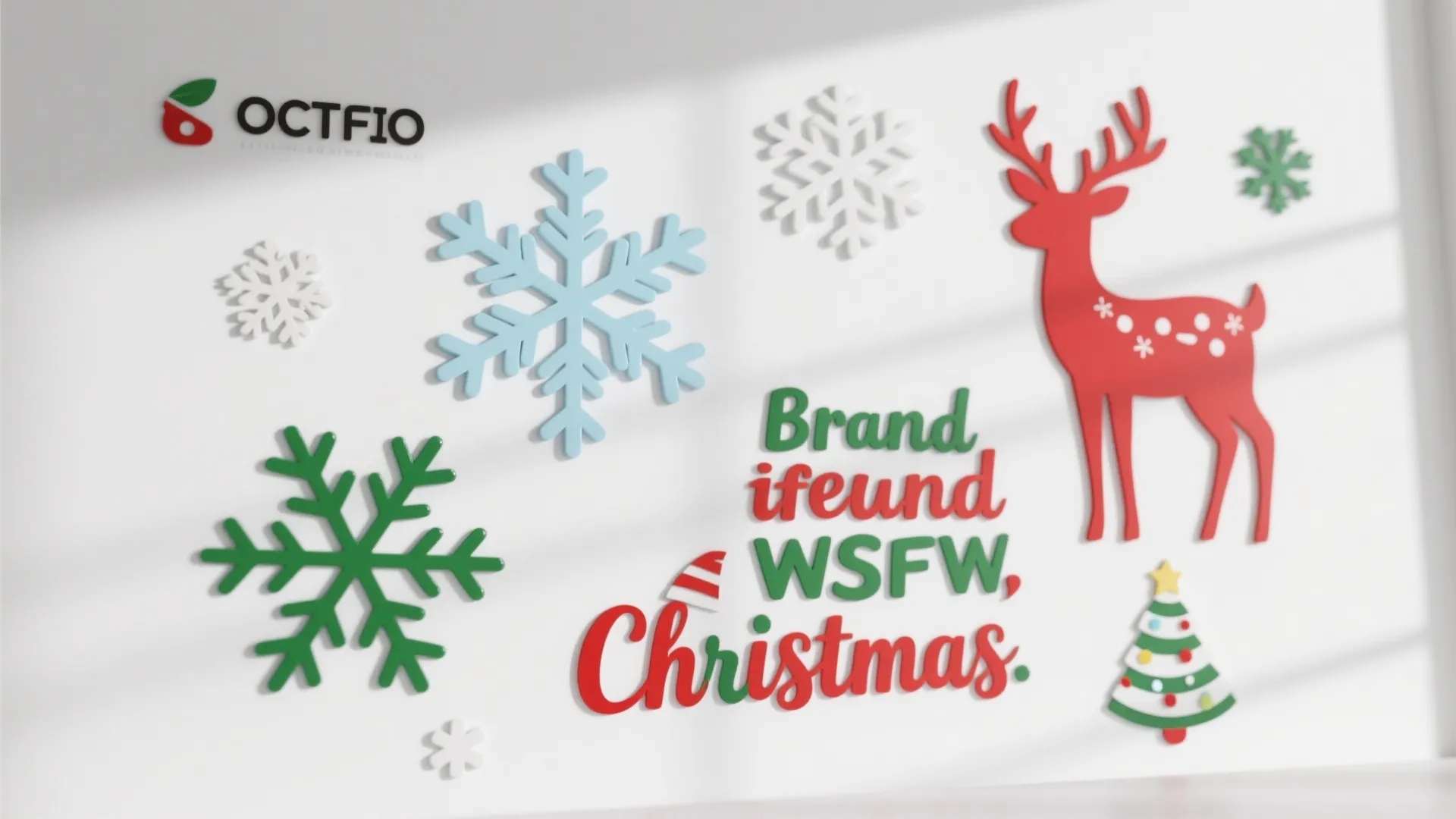 3. Festive Wall Decals