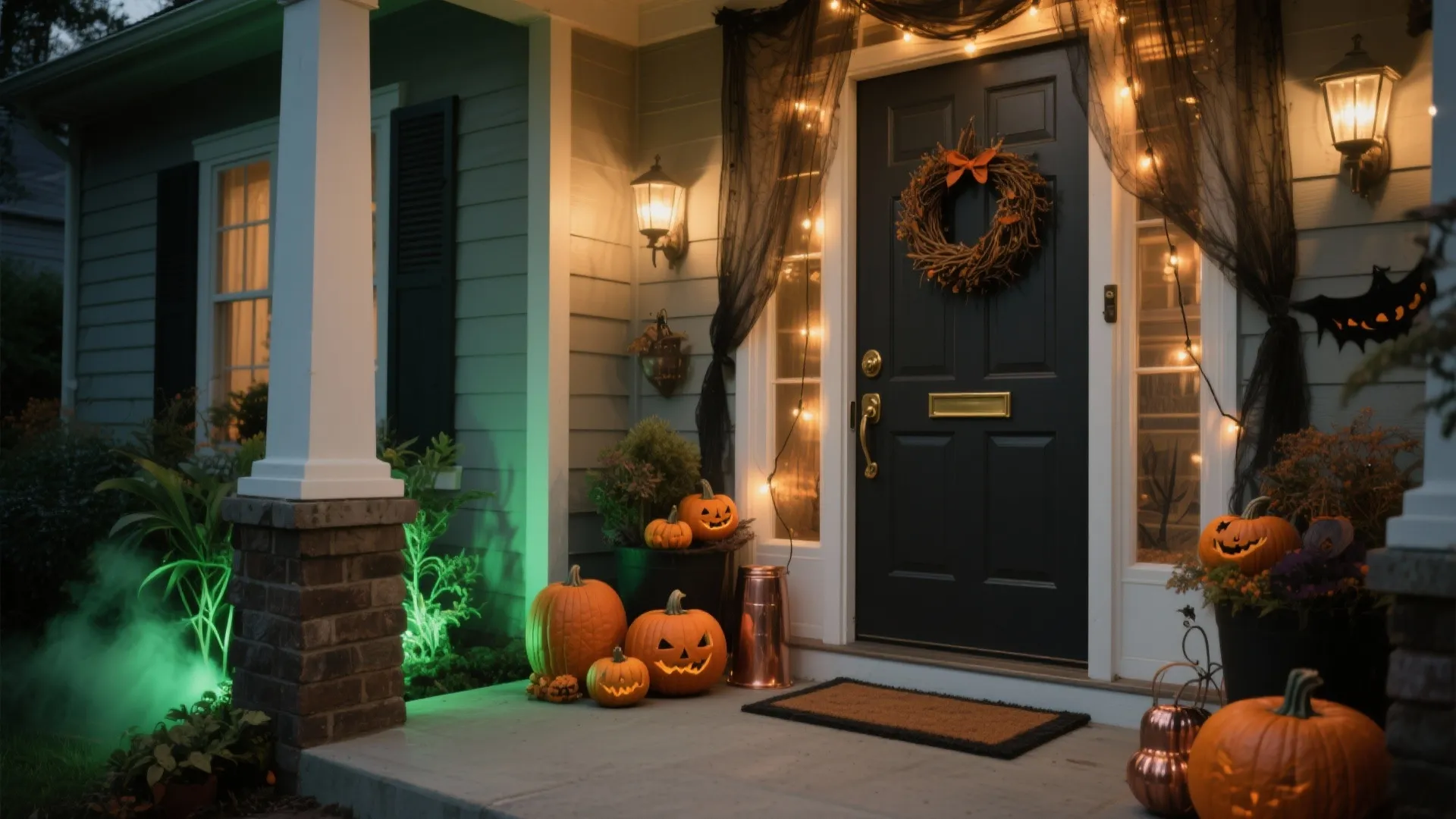 Halloween DIY Door Decorations: Spooky & Creative Ideas: 1 Minute to Transform Your Entryway with Easy Halloween DIY Decor