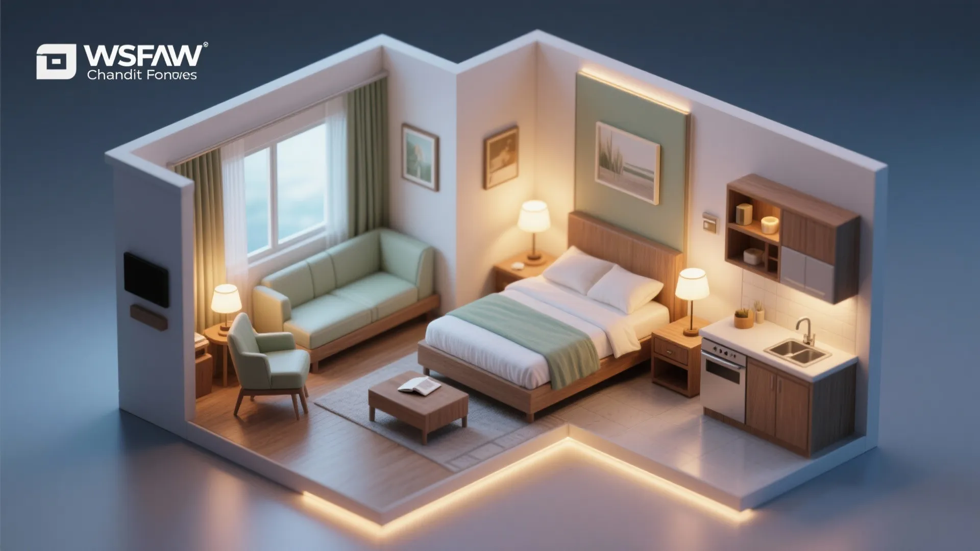 Circadian lighting and glare-free ambience