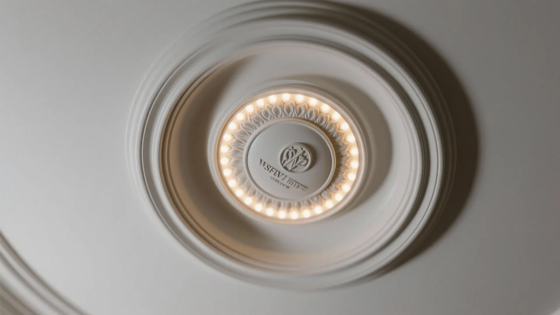 2) Circular Medallion Coffered Center with Fan + Chandelier (Fandelier Option)