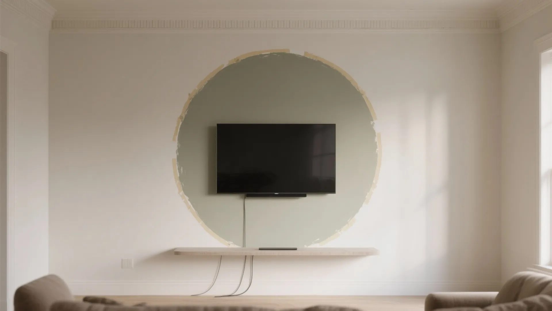 Circular Accent Paint Zone