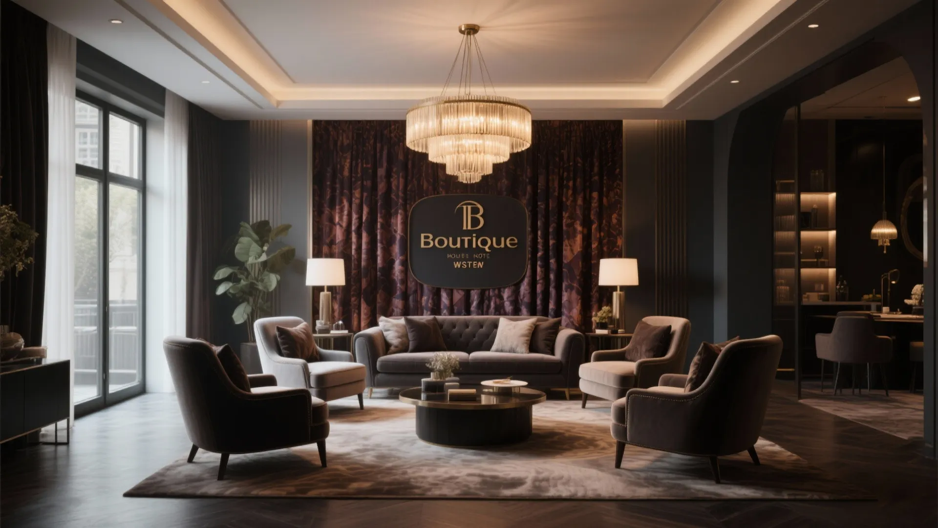 5. Circular Four-Chair Layout