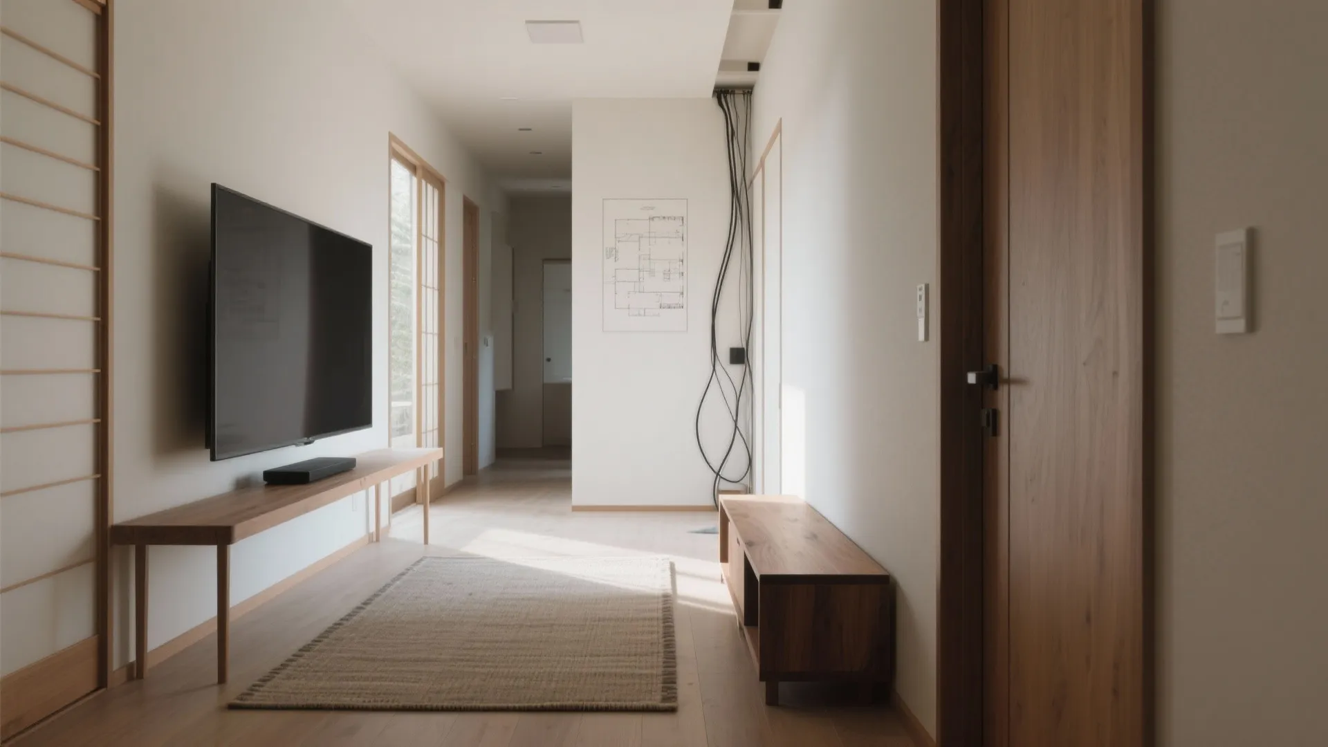 Tips 3: 家具の脚と扉の開きで“通れる幅”を確保する（動線計画）