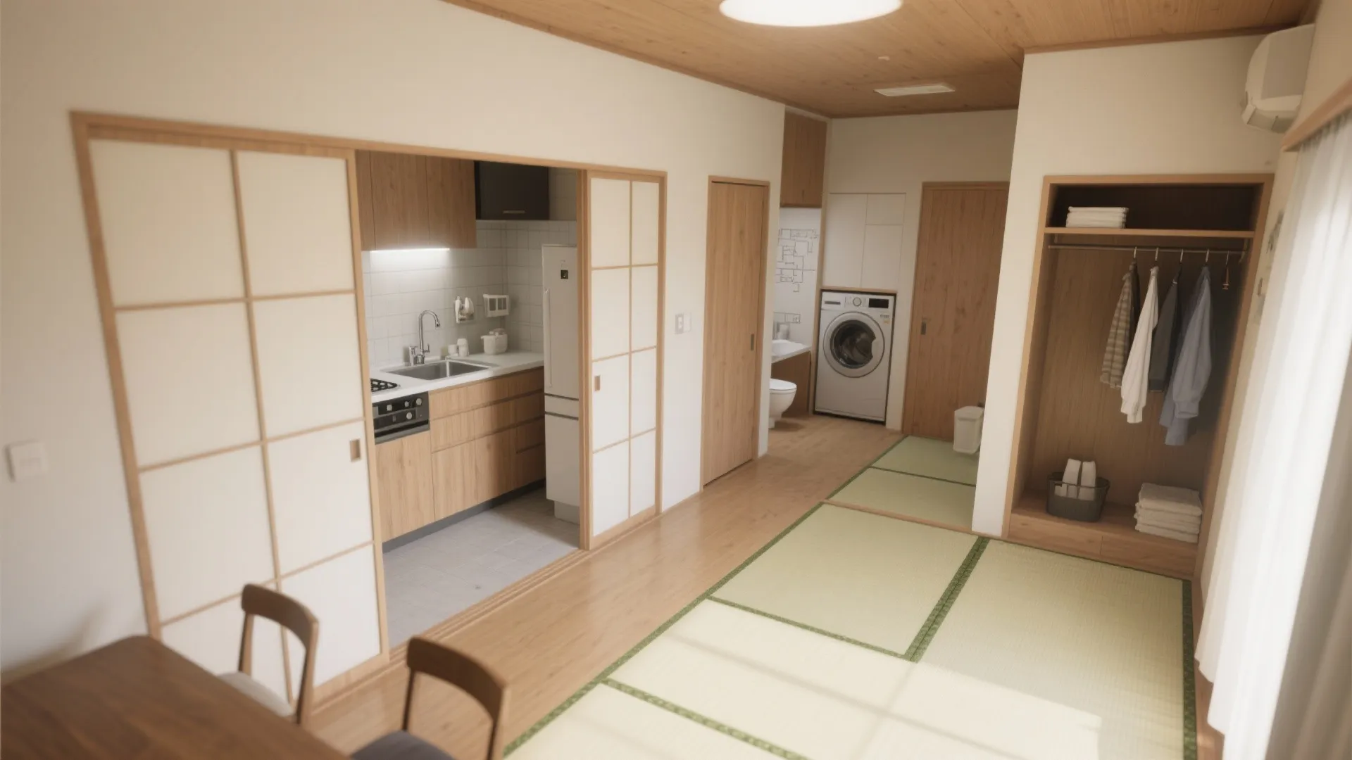 Tips 2: 30坪でも回遊動線で家事時間を短縮（動線规划・日本都市）