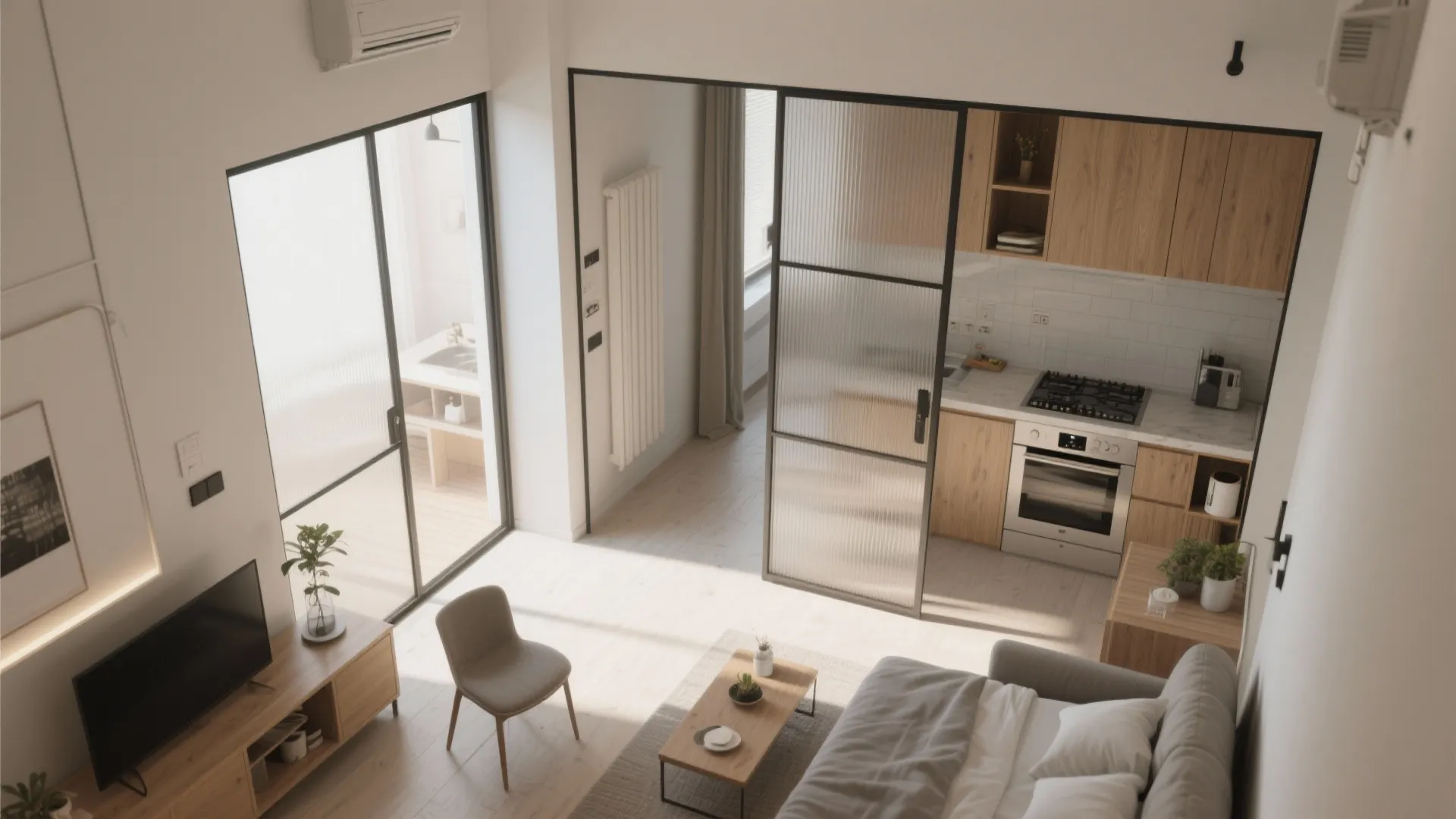 3. Clear circulation lanes and flexible partitions