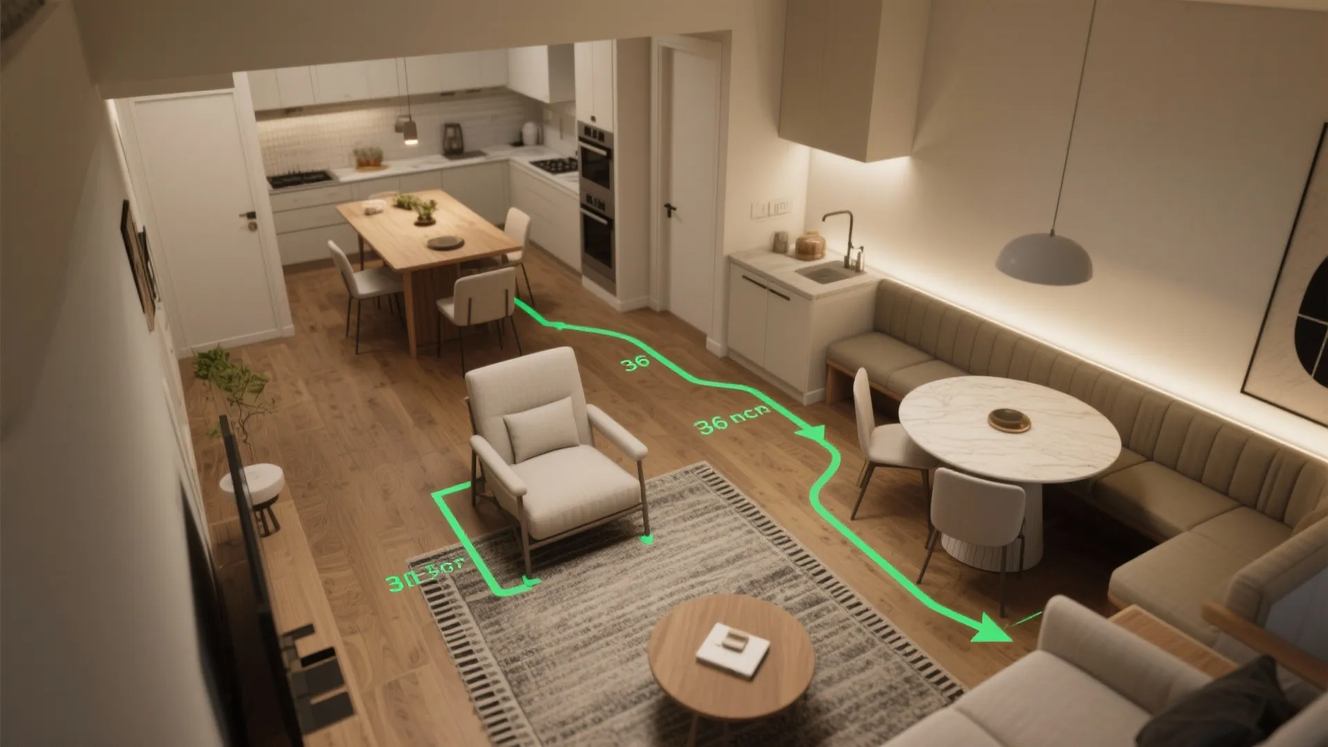 Smart Circulation and Scaled Footprints