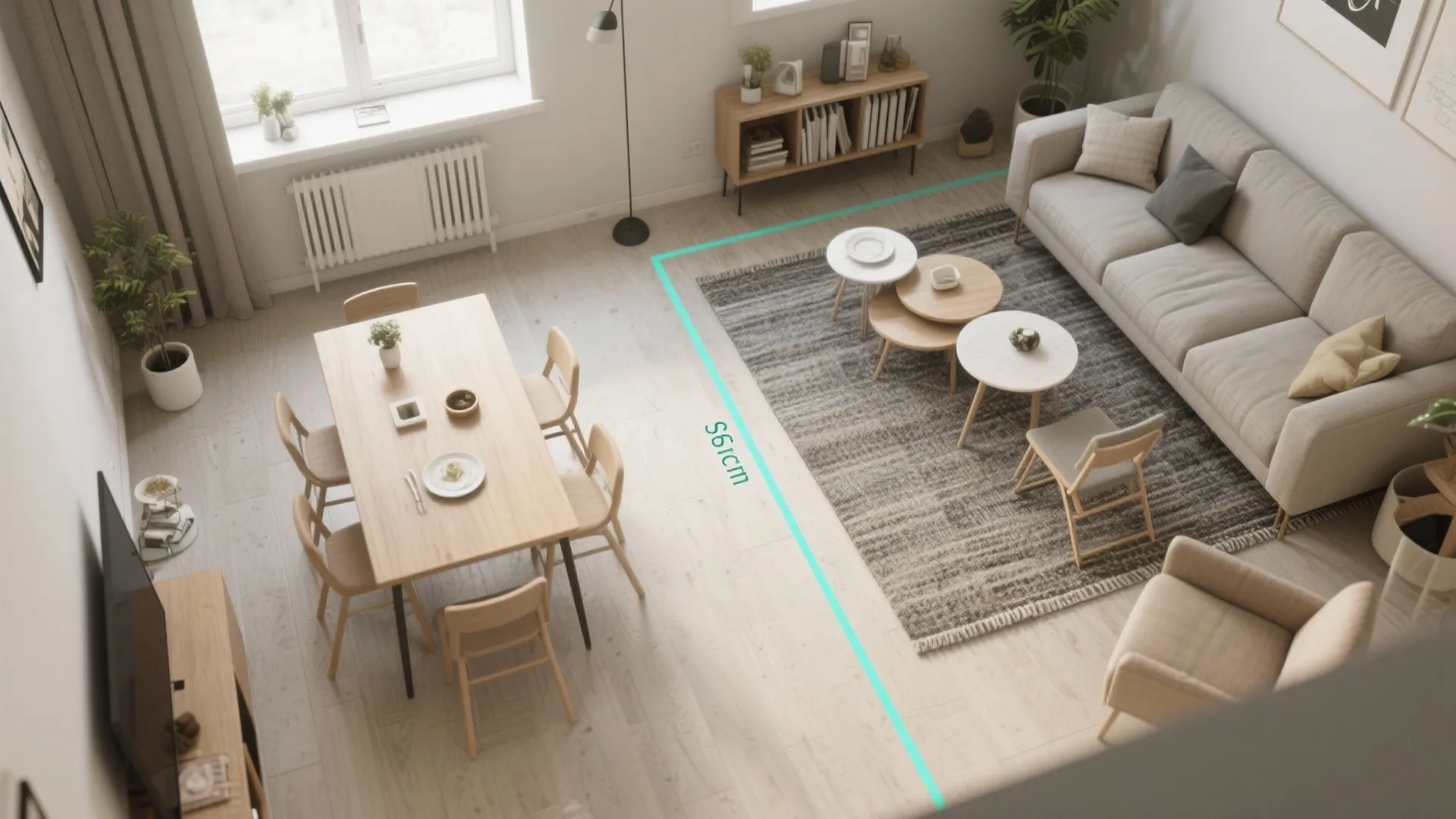 3. Prioritize circulation and multipurpose furniture