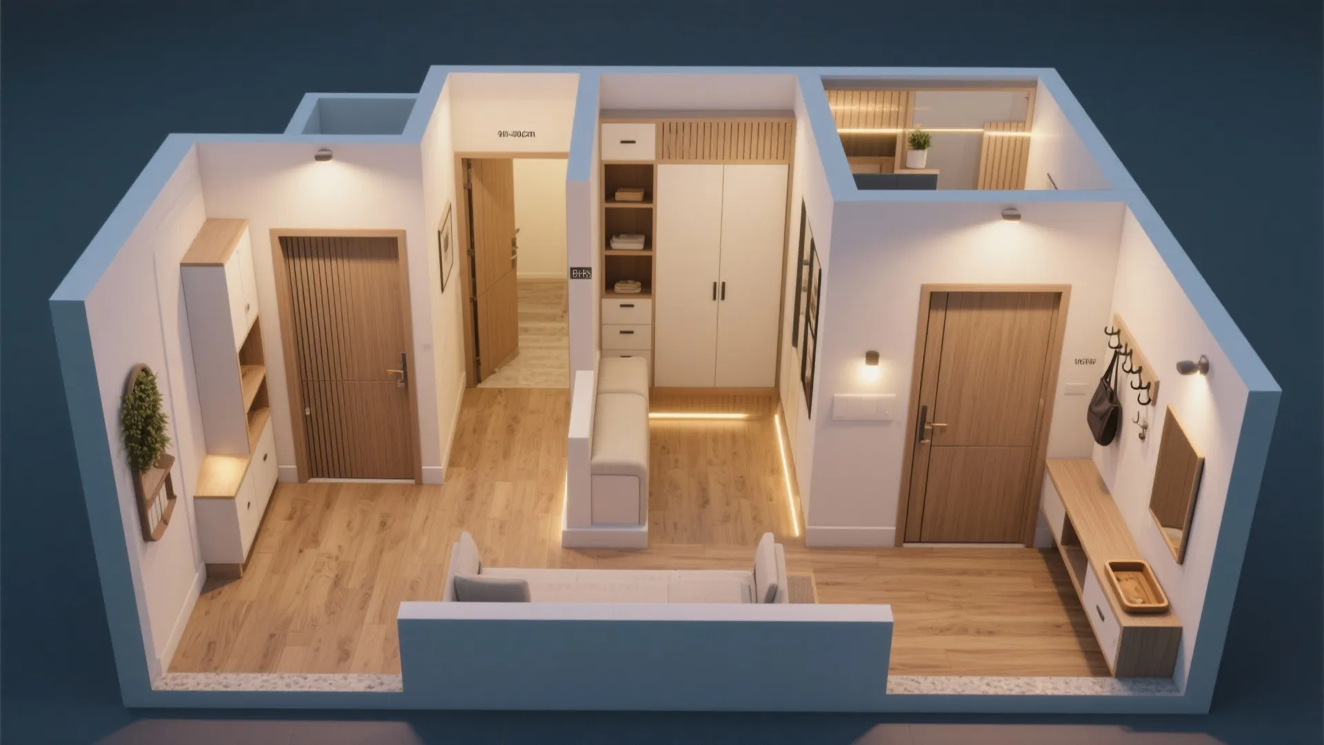 Circulation First: Doors, Aisles, and Smart Storage